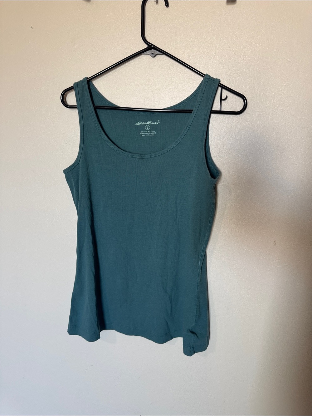 Eddie Bauer Teal Crewneck Tank Top - Women's